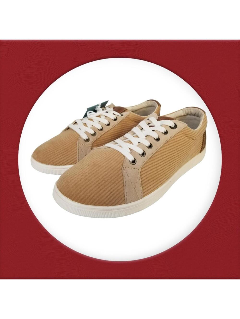 REVITALIGN Women's Shoe Size 8B  Avalon Corduroy Light Brown Sneakers NWT